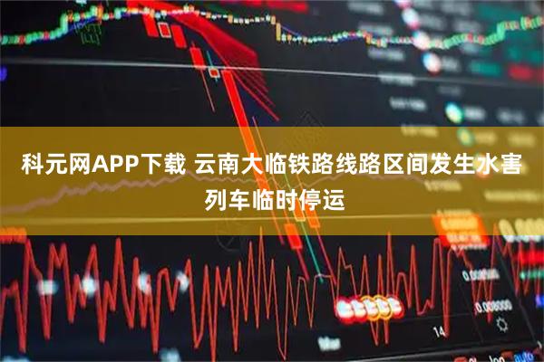 科元网APP下载 云南大临铁路线路区间发生水害 列车临时停运