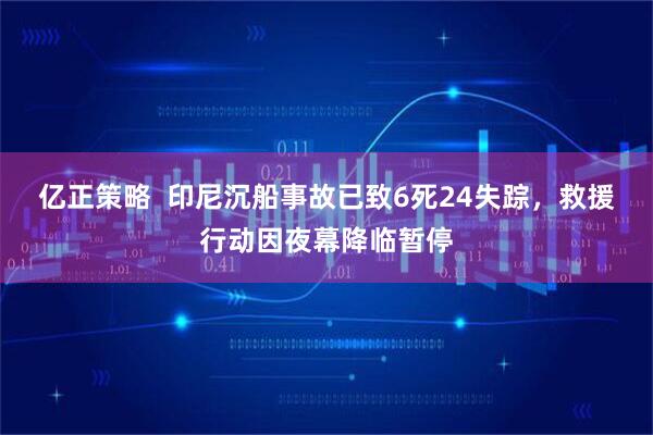 亿正策略  印尼沉船事故已致6死24失踪，救援行动因夜幕降临暂停