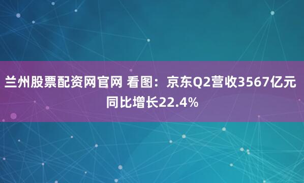 兰州股票配资网官网 看图:京东Q2营收3567亿元 同比增长22.4%